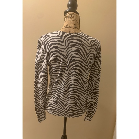 Banana Republic Factory Print Sweater Size Medium - Picture 2 of 6